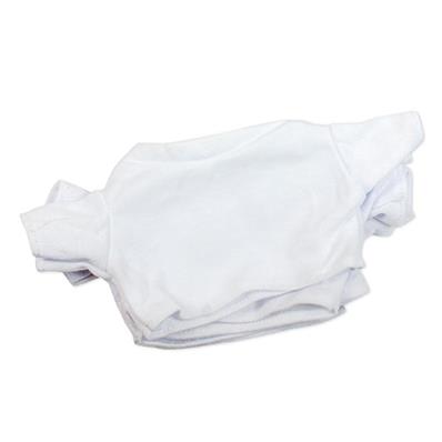 T-SHIRT BLANC Taille XL pour peluche à sublimer vendu par 5