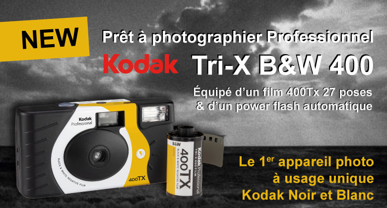 Prêt-à-photographier KODAK Tri-X B&W 400 