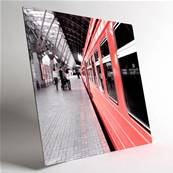 CHROMALUXE Plaques Aluminium - Blanc Brillant - 40x60cm - X 10