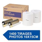 DNP Papier pour DSRX1 HS 10x15cm (4x6") - 2 x 700 impressions