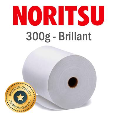 NORITSU Papier Premium 300g Brillant 12.7cmX80m  - 4 rlx