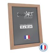 PHOTO ART PREMIUM Cadre bois 13x18 Chêne lot de 4