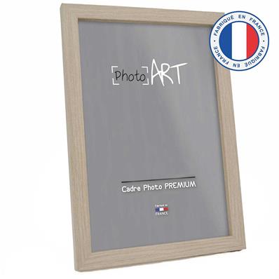 PHOTO ART PREMIUM Cadre bois 15x20 Chêne lot de 4