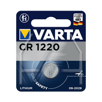 VARTA Piles CR1220 - lithium 3V x1- vendu par 10