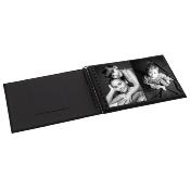 WALTHER Album traditionnel à spirale Fun 40ph 10x15 noir - Lot de 2