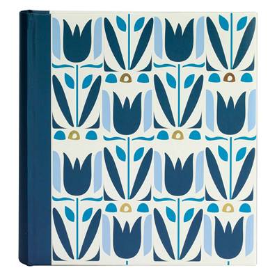 ERICA Album Pochettes Flowers 3 - 25x22.5cm - 200 vues - Bleu