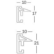 WALTHER Cadre plastique Desire 40x50cm noir - Lot de 4