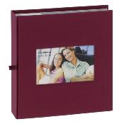 ERICA Album perso. mmo Square 200ph 11,5x15 bordeaux - Lot de 2
