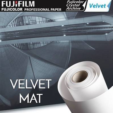 FUJIFILM Crystal Archive Velvet 15.2 cm X167.6 m Mat - carton 2 rlx