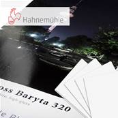 HAHNEMUHLE Papier Photo Gloss Baryta 320g A3+ 25F Discontinu