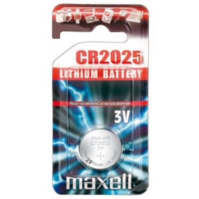 MAXELL Pile Bouton Lithium CR2025 Blist Vendu par 10