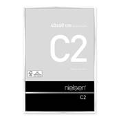 NIELSEN Cadre Photo Aluminium C2 40X60 - Blanc Brillant