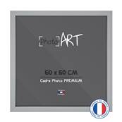 PHOTO ART PREMIUM Cadre bois 60x60 Argent lot de 4