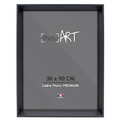 PHOTO ART PREMIUM Urban Cadre bois 30x40 Noir lot de 4