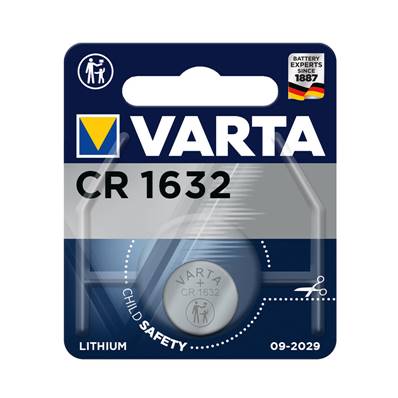 VARTA Piles CR1632 - lithium 3V x1 - vendu par 10