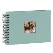 WALTHER Album à Spirale Tradi Fun 17x23cm 40p Bleu Menthe Lot de 2