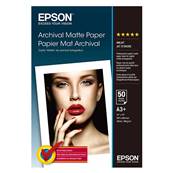 EPSON Papier Photo Mat Archival 189g A3+ 50 Feuilles