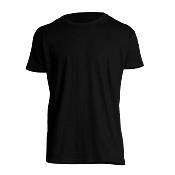 T-shirt Homme Noir Taille L prétraité pour impression DTG Lot de 10