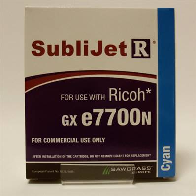 SAWGRASS Encre SubliJet-R Cyan pour Ricoh GXe 7700N