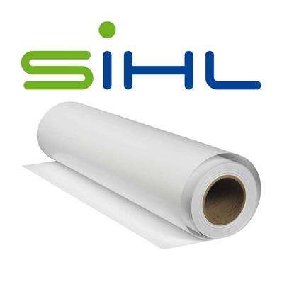 SIHL Papier UV Adhesif Brillant TRISOLV sans PVC 137.2cmx30.5m