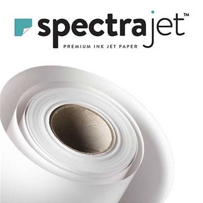 SPECTRAJET Papier Lustré 25.4cmX100m pour SL-D3000 250g/m² par 2Rlx