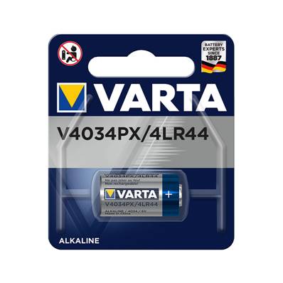VARTA Piles 4LR44/V4034PX  - alcaline 6V x1 - vendu par 10