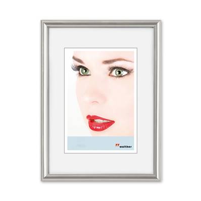 WALTHER Cadre plastique Galeria 40x60cm silver - Lot de 4