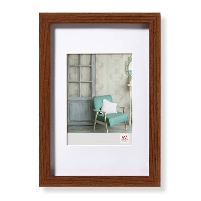 WALTHER Cadre bois Stockholm 30x45cm - Couleur Noyer - Lot de 4