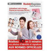 KODAK EXPRESS Poster Photo d'identit Permis de conduire