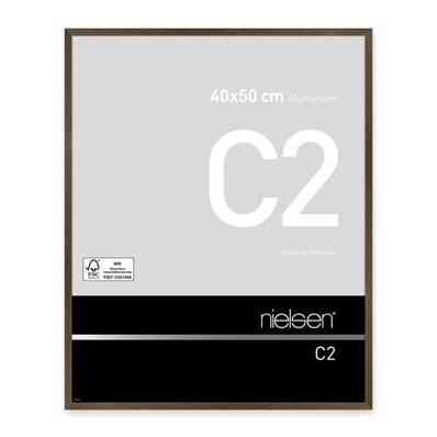 NIELSEN Cadre Photo Aluminium C2 40X50 - Ambre Mat Brossé