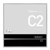 NIELSEN Cadre Photo Aluminium C2 60X60 - Argent Mat Brossé