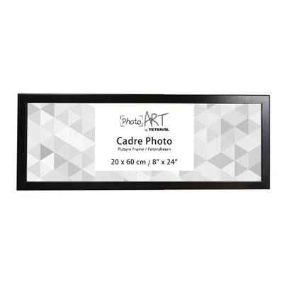 PHOTO ART Cadre aluminium 20x60 Noir Mat lot de 3