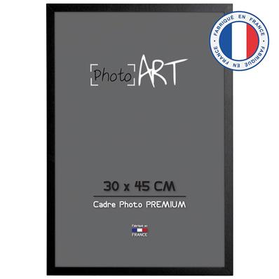 PHOTO ART PREMIUM Cadre bois 30x45 Noir lot de 4 