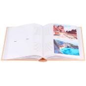 ERICA Album photos mémo Agrumes Beige 22x25cm 200 vues 10x15 Lot de 2