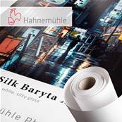 HAHNEMUHLE Papier Photo Baryta Silk X 310g 44" (111.8cm) x 15m