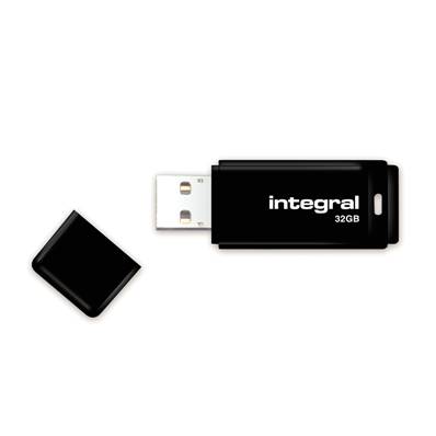 INTEGRAL Clé USB Pastel 32GB Noire 2.0 - EcoTaxe comprise