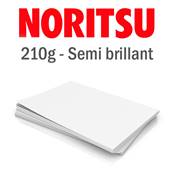 NORITSU Papier 210g Semi-brillant 20.3x20.3 cm Recto Verso 