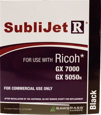 SAWGRASS Encre SubliJet-R Noir pour Ricoh GX 7000 GELSPRINTER A3