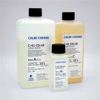 CALBE Chimie C41 Colour Developer Low Rate pour 4x10 Litres 