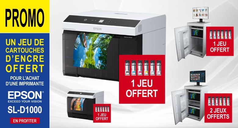 Promo EPSON : 1 Jeu d'encre offert pour l'achat d'une SL-D1000