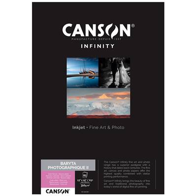 CANSON Infinity Papier Baryta Photographique II 310g A3+ 25 feuilles