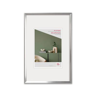WALTHER Cadre plastique Desire 40x60cm argenté - Lot de 4