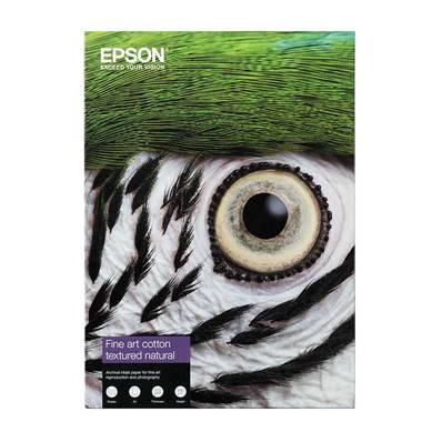 EPSON Papier Fine Art Cotton Textured Natural Mat - 300gr - A3+ 25F