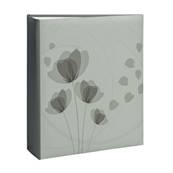 ERICA Album Pochettes Ellypse 22,5x37cm (300 Photos 11,5x15) Gris
