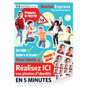KODAK Express Poster Photo Identité Rentrée Scolaire 2025
