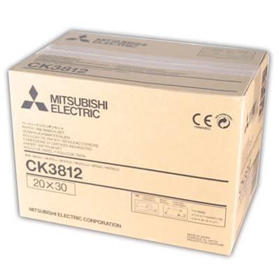 MITSUBISHI Papier Kit CK3812 20X30cm (2x110 impressions) CP3800DW-S