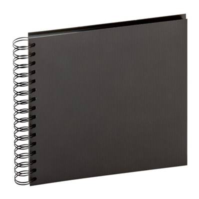 PANODIA Album Modela Traditionnel 23.2x27.56 - 120V Noir - Lot de 2 *