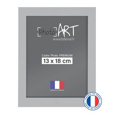 PHOTO ART PREMIUM Cadre bois 13x18 Argent lot de 4