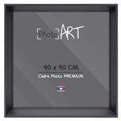 PHOTO ART PREMIUM Urban Cadre bois 40x40 Noir lot de 4