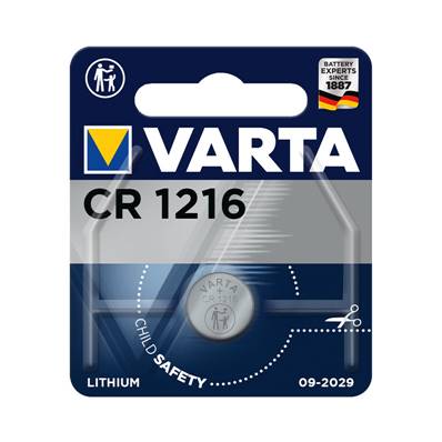 VARTA Piles CR1216 - lithium 3V x1- vendu par 10